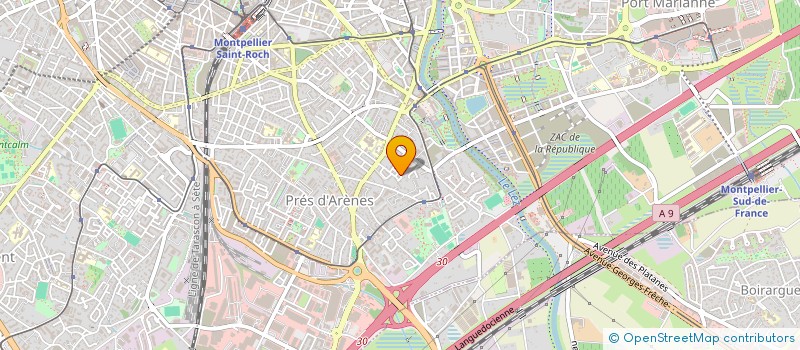 localisation de l'entreprise SOC HERAULTAISE ADAPTATION VIE ACTIVE à MONTPELLIER