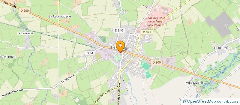 localisation de l'entreprise SOC HIPPIQUE CANTONALE PERIERS LESSAY  PERIERS