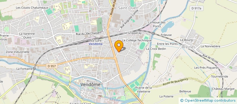 localisation de l'entreprise SOC HIPPIQUE DU BLESOIS  VENDOME