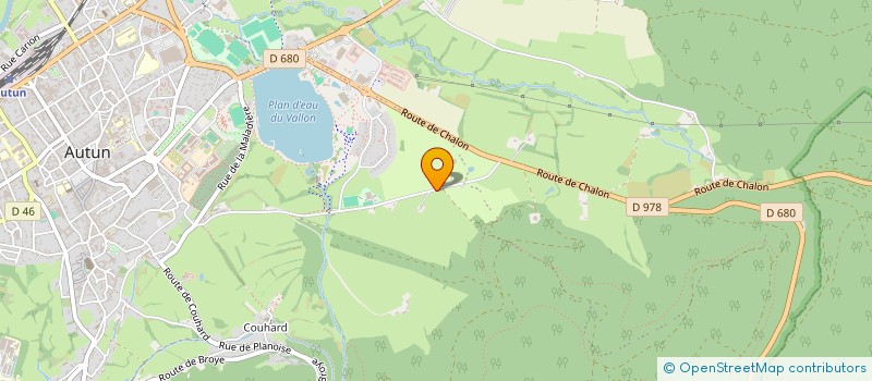 localisation de l'entreprise SOC HIPPIQUE ETRIER MORVAN  AUTUN