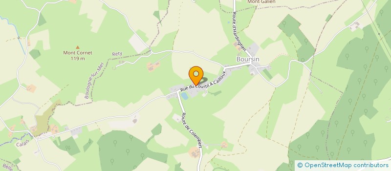 localisation de l'entreprise SOC HIPPIQUE RURALE ET URBAINE  FIENNES