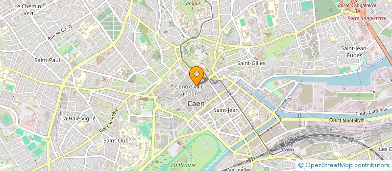 localisation de l'entreprise SOC HISTOIRE DE LA POSTE FRANCE TELECOM à CAEN