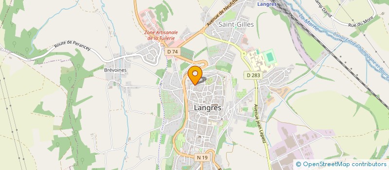 localisation de l'entreprise SOC HISTORIQUE ARCHEOLOGIQUE DE LANGRES à LANGRES