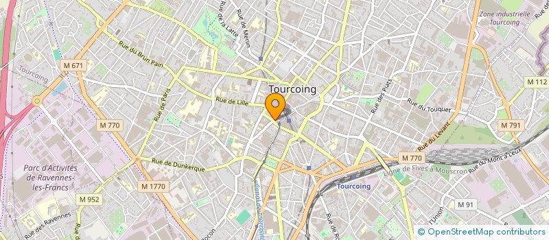 localisation de l'entreprise SOC HISTORIQUE TOURCOING PAYS DE FERRAIN à TOURCOING