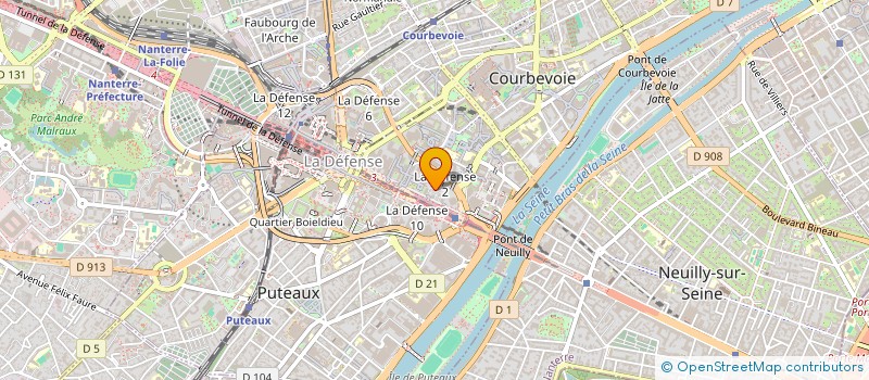 localisation de l'entreprise SOC HOLDING DE PARTICIPATIONS HOPAR à COURBEVOIE