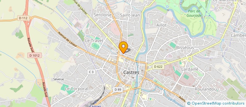 localisation de l'entreprise SOC HOLDING EXPLOITATION CABINET AFFAIRE à CASTRES