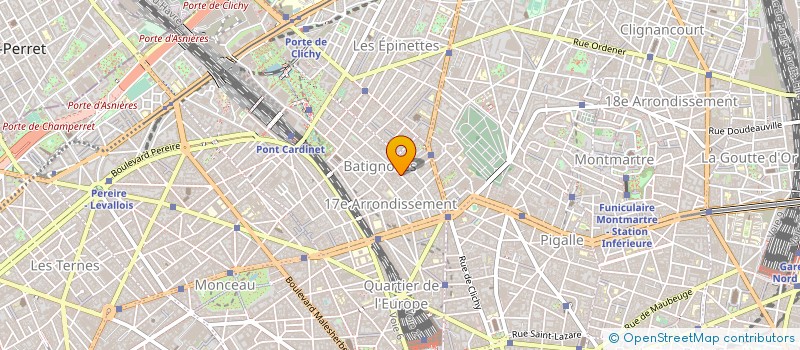 localisation de l'entreprise SOC HOSTELIA HOTEL MEUBLE  PARIS