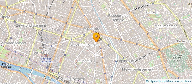 localisation de l'entreprise SOC HOTEL AMERICAIN  PARIS