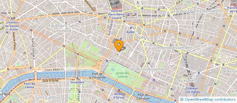 localisation de l'entreprise SOC HOTEL BURGUNDY  PARIS