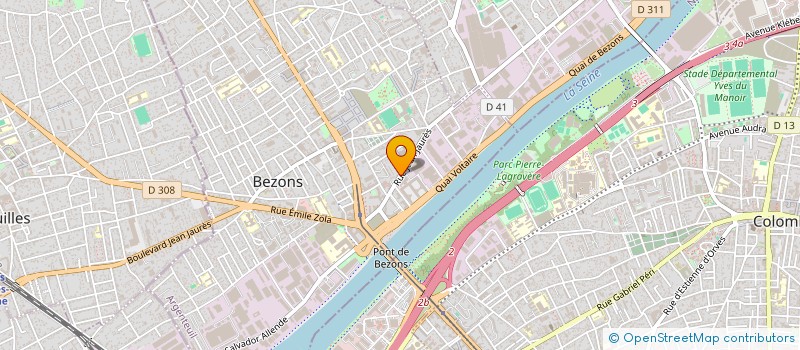 localisation de l'entreprise SOC HOTEL CONTINENTAL BEZONS  BEZONS