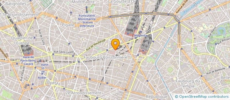 localisation de l'entreprise SOC HOTEL DE CHABROL à PARIS