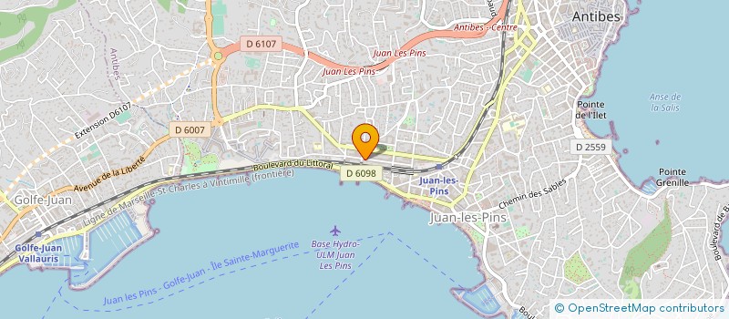 localisation de l'entreprise SOC HOTEL DES TAMARIS à ANTIBES