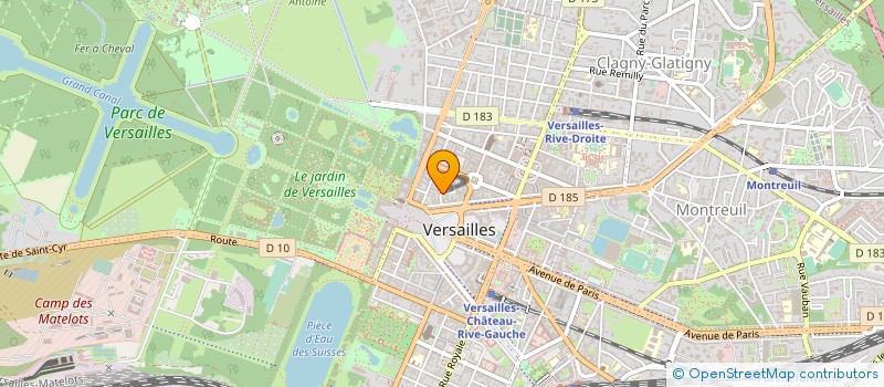localisation de l'entreprise SOC HOTEL LA PETITE PLACE VERSAILLES  VERSAILLES
