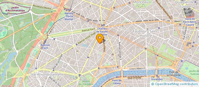 localisation de l'entreprise SOC HOTEL MAJESTIC PARIS  PARIS