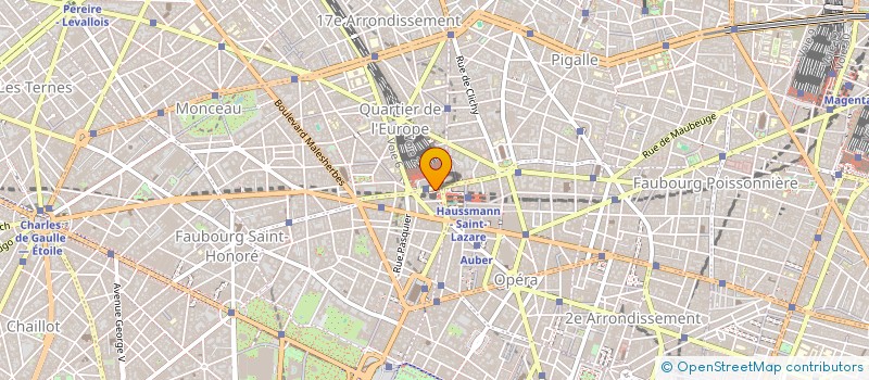 localisation de l'entreprise SOC HOTEL SAINT LAZARE  PARIS