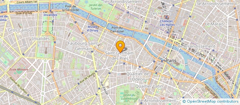 localisation de l'entreprise SOC HOTEL ST GERMAIN DES PRE  PARIS