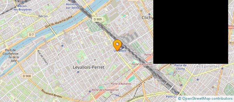localisation de l'entreprise SOC HOTEL TROUVILLAISE PAUL BESSON à LEVALLOIS-PERRET