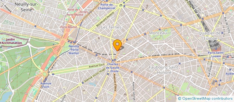 localisation de l'entreprise SOC HOTEL WAGRAM  PARIS