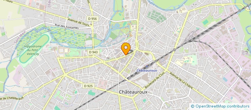 localisation de l'entreprise SOC HOTELIERE CHATEAUROUX MOLIERE à CHATEAUROUX