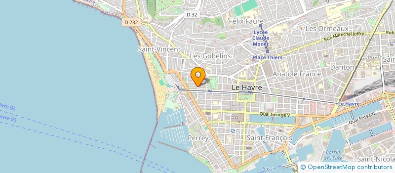 localisation de l'entreprise SOC HOTELIERE DE LA PORTE OCEANE à LE HAVRE