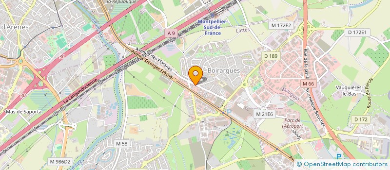 localisation de l'entreprise SOC HOTELIERE DE LATTES à LATTES