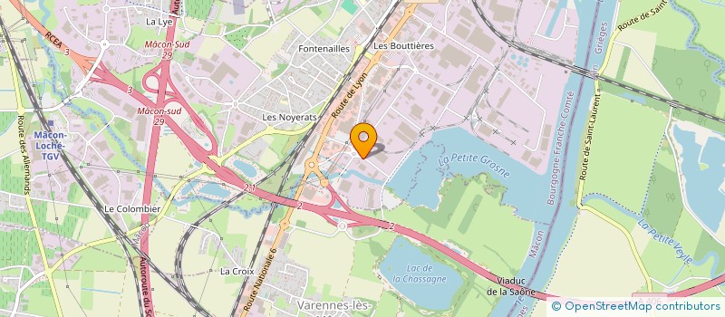 localisation de l'entreprise SOC HOTELIERE DE MACON  MACON