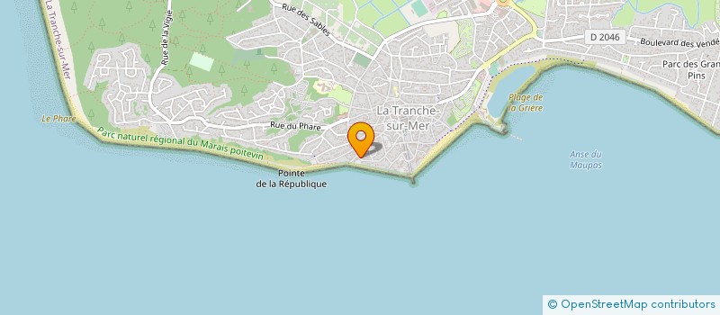 localisation de l'entreprise SOC HOTELIERE DES ETS BROSSARD à LA TRANCHE-SUR-MER