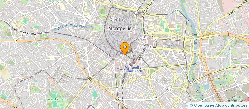 localisation de l'entreprise SOC HOTELIERE DU LANGUEDOC à MONTPELLIER