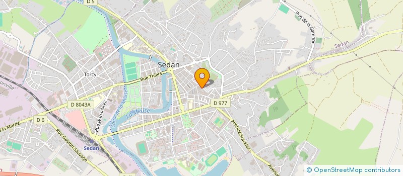 localisation de l'entreprise SOC HOTELIERE DU MAGASIN FABERT  CHARLEVILLE-MEZIERES