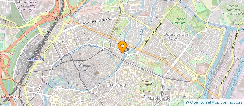 localisation de l'entreprise SOC HOTELIERE REGENT CONTADES à STRASBOURG