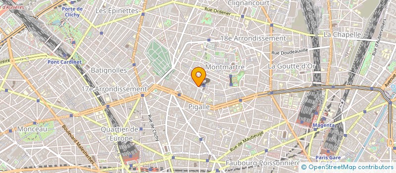 localisation de l'entreprise SOC HOTELIERE RUDAME à PARIS