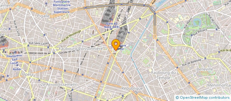 localisation de l'entreprise SOC HOTELIERE SAINT LAURENT à PARIS