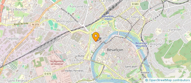 localisation de l'entreprise SOC HOTELLERIE SERVICE à BESANCON