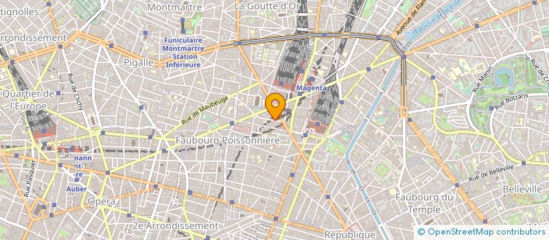 localisation de l'entreprise SOC HOTELLIERE NORD-EST  PARIS