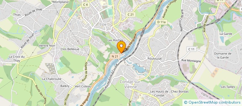 localisation de l'entreprise SOC HYDRAULIQUE DES DEUX MOULINS  ISLE