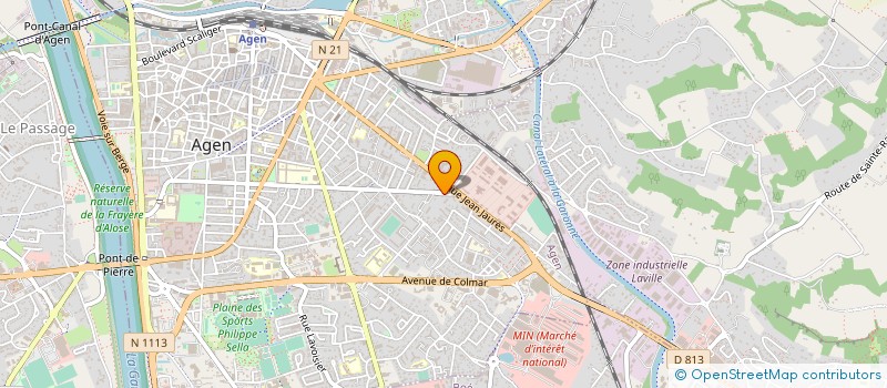 localisation de l'entreprise SOC HYDRO ELECTRIQUE D ALBRET  BUROSSE-MENDOUSSE