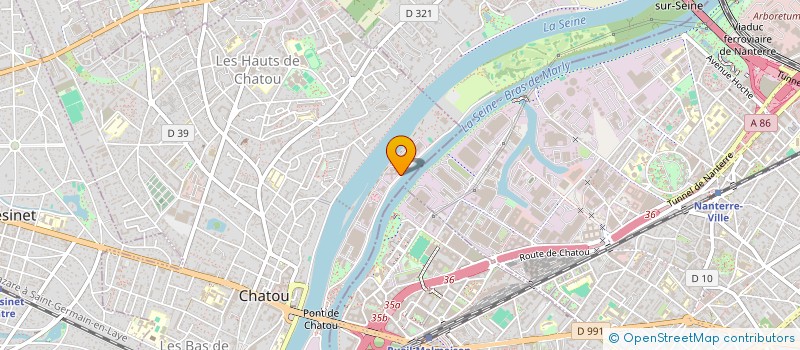 localisation de l'entreprise SOC HYDROTECHNIQUE DE FRANCE à CHATOU