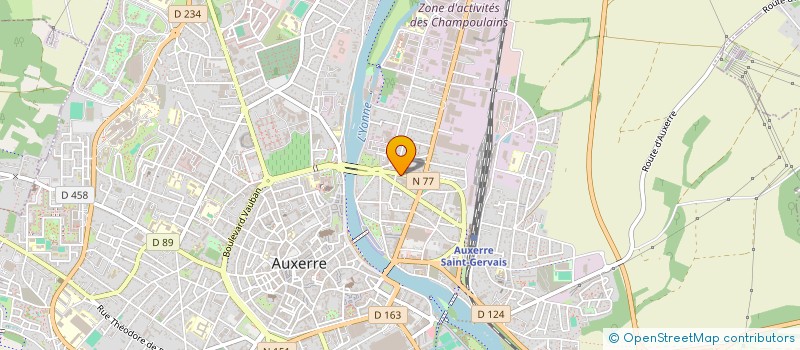 localisation de l'entreprise SOC ICAUNAISE REALISATION ENTRET PISCINE à AUXERRE