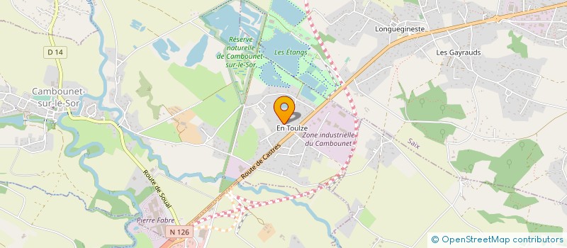 localisation de l'entreprise SOC IETE CIVILE IMMOBILIERE DU PIN  CAMBOUNET-SUR-LE-SOR