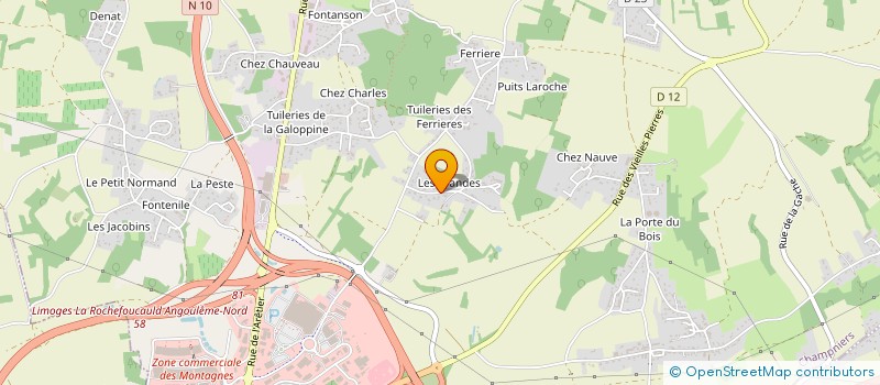 localisation de l'entreprise SOC IETE CIVILE IMMOBILIERE MALOLE à CHAMPNIERS