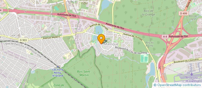 localisation de l'entreprise SOC ILE DE FRANCE SANTE  EMERAINVILLE