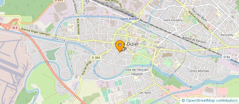 localisation de l'entreprise SOC IM BRAGARDE DE LA RUE DE L'ARQUEBUSE à SAINT-DIZIER