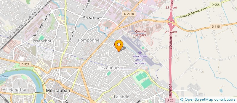 localisation de l'entreprise SOC IMAGES PUBLICITAIRES INDUSTRIELLES  MONTAUBAN