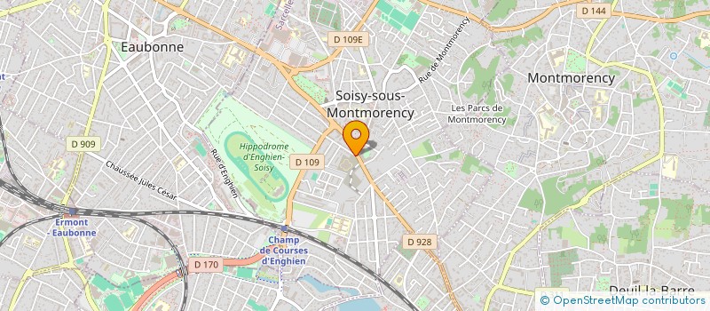 localisation de l'entreprise SOC IMM ANC FONDERIES BERNARD à SOISY-SOUS-MONTMORENCY