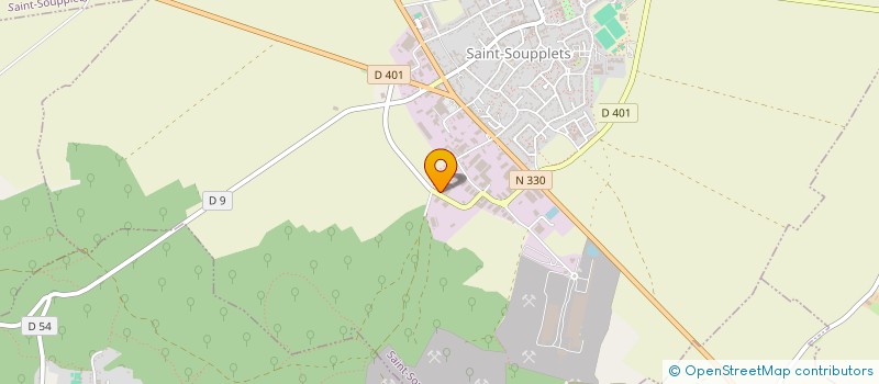 localisation de l'entreprise SOC IMMO BERJO  SAINT-SOUPPLETS