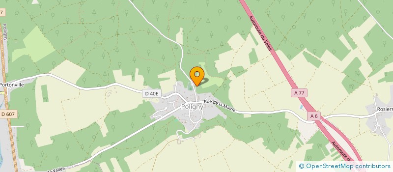 localisation de l'entreprise SOC IMMO CREAT TERR A BATIR à POLIGNY
