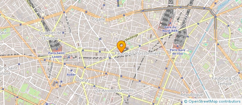 localisation de l'entreprise SOC IMMOB 37 39 RUE LE PELETIER  PARIS