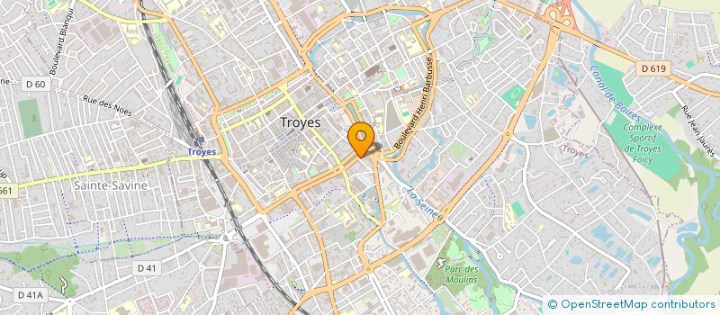 localisation de l'entreprise SOC IMMOB AU BON LABOUREUR  TROYES