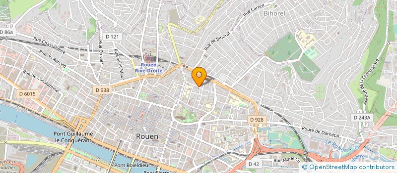 localisation de l'entreprise SOC IMMOB DE LA RUE DE JOYEUSE  ROUEN