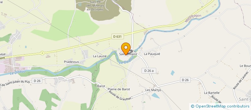 localisation de l'entreprise SOC IMMOB DU LANGUEDOC ROUSSILLON à GRAULHET